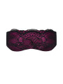 Roseberry Masque - Noir et Fuchsia