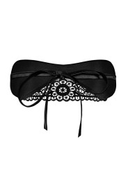 Satinia Masque en satin - Noir