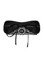 Satinia Masque en satin - Noir