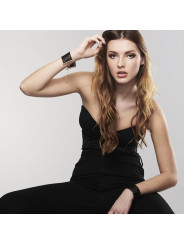 Désir Métallique - Menottes Bracelets - Noir