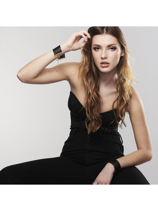 Désir Métallique - Menottes Bracelets - Noir