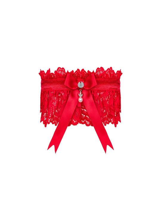 Jarretière rouge Amor Cherris