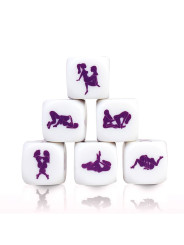 Dé Kamasutra Lesbien - Blanc et violet