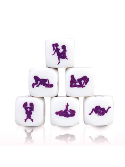 Dé Kamasutra Lesbien - Blanc et violet