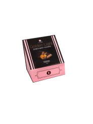 Poudre comestible chocolat aphrodisiaque et plumeau - Secret play