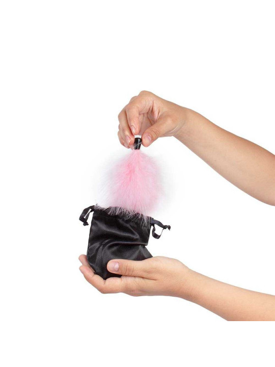 Poudre comestible chocolat aphrodisiaque et plumeau - Secret play