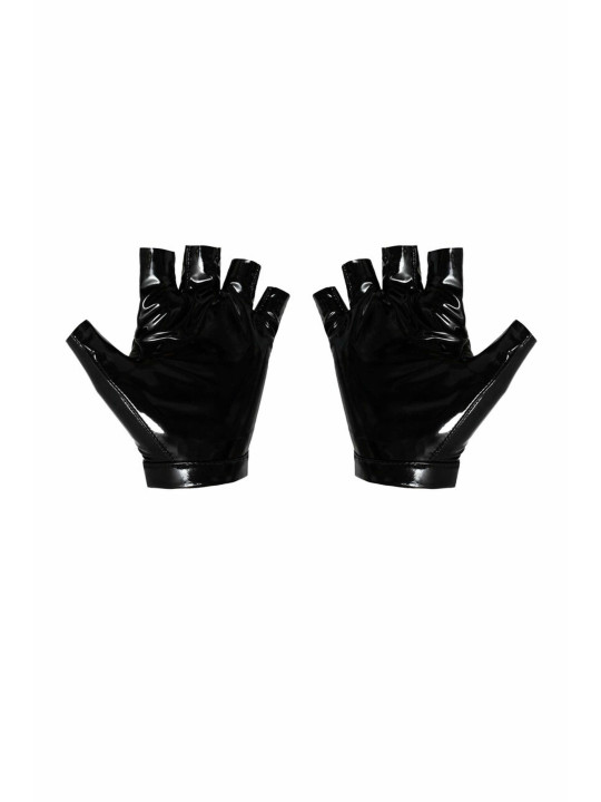 F263 Gants sans doigts en PVC