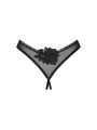 Latinesa string ouvert - Noir