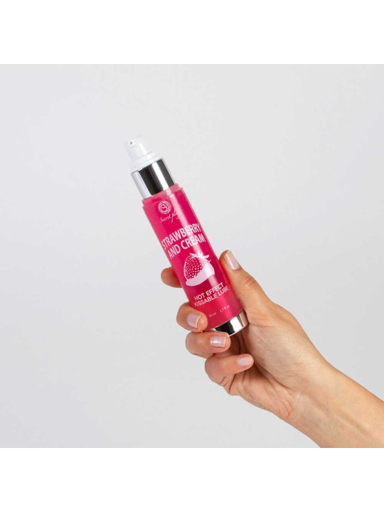 Lubrifiant effet chaud Fraise 50ml 3538