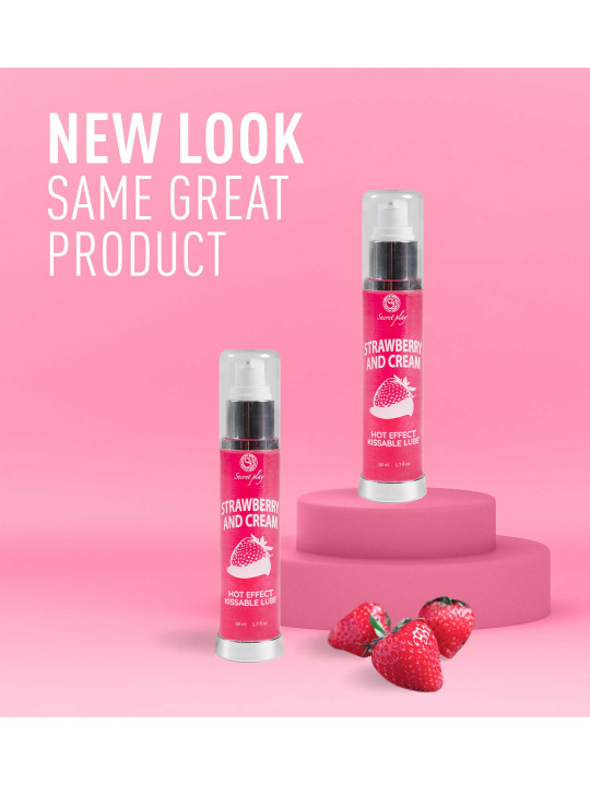 Lubrifiant effet chaud Fraise 50ml 3538