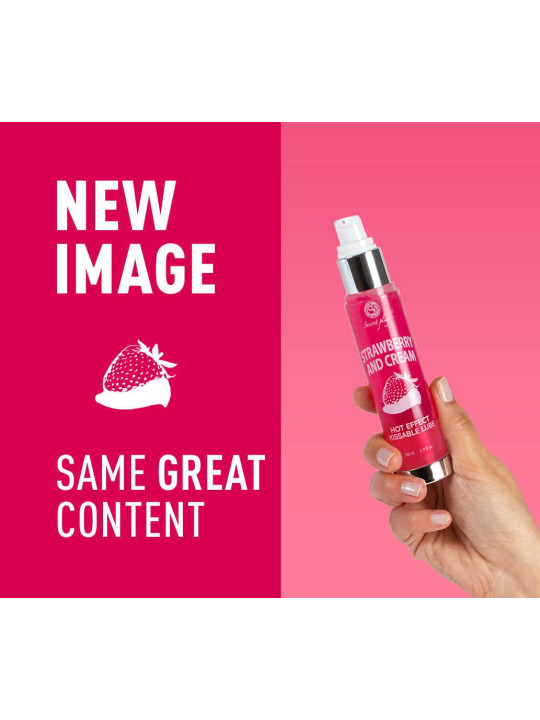 Lubrifiant effet chaud Fraise 50ml 3538