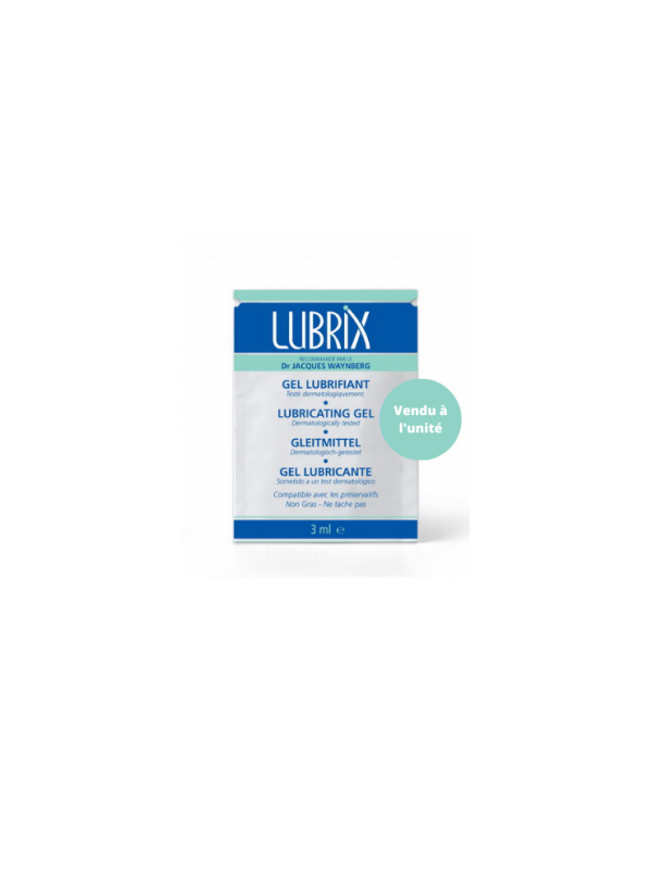 Dosette gel lubrifiant 3ml Lubrix