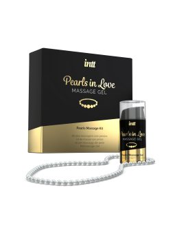 Pearls in love - Kit de massage avec collier de perles