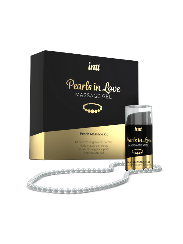 Pearls in love - Kit de massage avec collier de perles