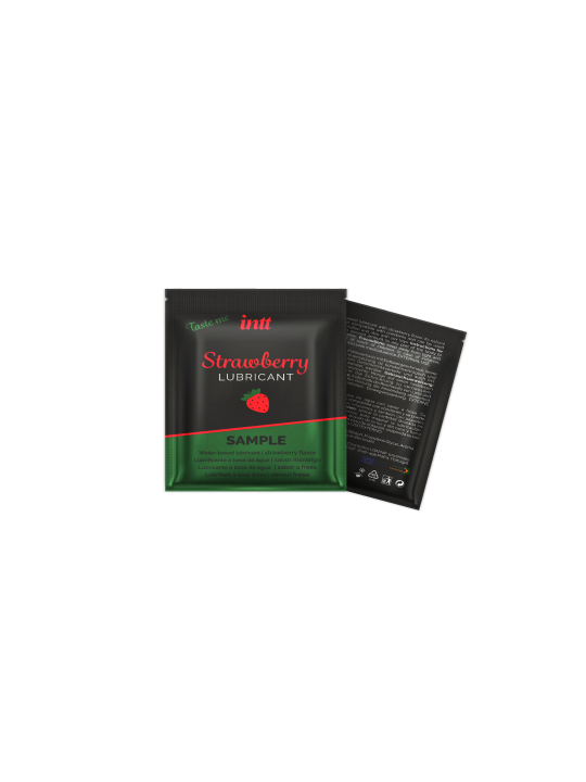 Echantillon Fraise lubricant - Lubrifiant base eau 2ml