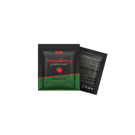 Echantillon Fraise lubricant - Lubrifiant base eau 2ml