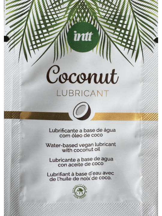 Echantillon Vegan noix de coco lubricant - Lubrifiant base eau 2ml