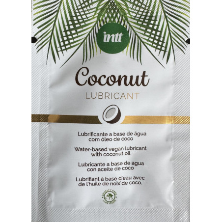 Echantillon Vegan noix de coco lubricant - Lubrifiant base eau 2ml