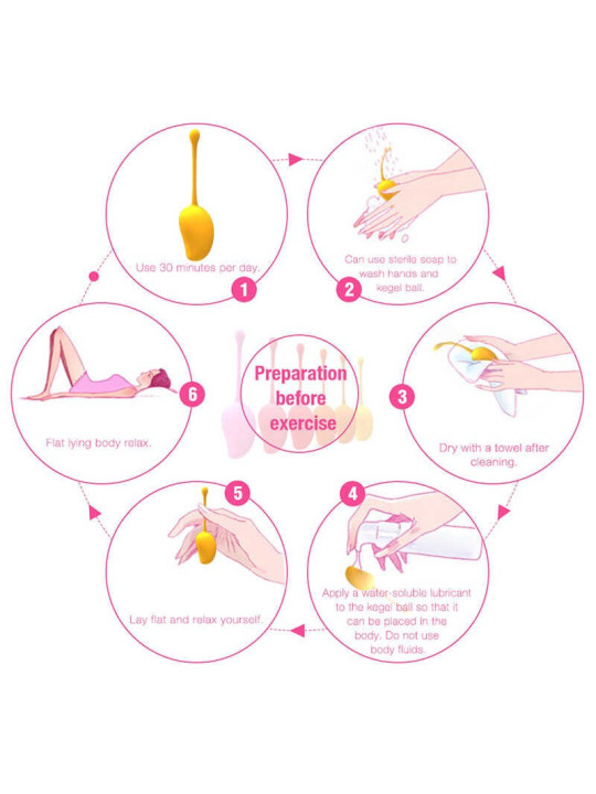 Mango - Set de 6 Boules de geisha