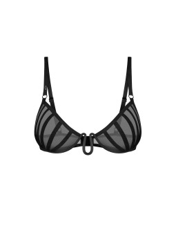 Aurorium demi-soutien-gorge noir