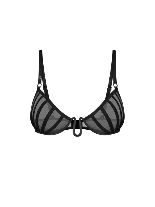 Aurorium demi-soutien-gorge noir