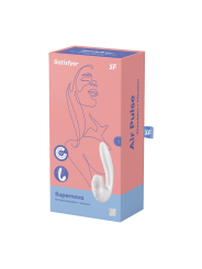 Supernova - Blanc Stimulateur clitoridien et Vibromasseur point G Satisfyer