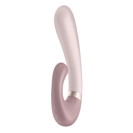 Heat Wave Connect App - Mauve Stimulateur clitoridien et Vibromasseur point G Satisfyer