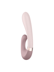 Heat Wave Connect App - Mauve Stimulateur clitoridien et Vibromasseur point G Satisfyer