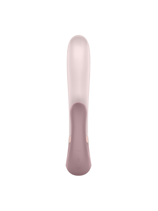 Heat Wave Connect App - Mauve Stimulateur clitoridien et Vibromasseur point G Satisfyer