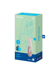 Heat Wave Connect App - Mauve Stimulateur clitoridien et Vibromasseur point G Satisfyer