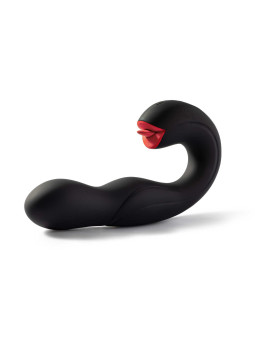 Joi Pro 2 Black - Vibrateur - lécheur de clitoris rotatif à tête télécommandée pour le point G
