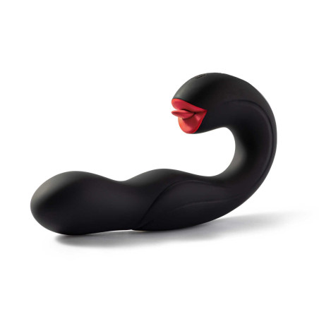 Joi Pro 2 Black - Vibrateur - lécheur de clitoris rotatif à tête télécommandée pour le point G