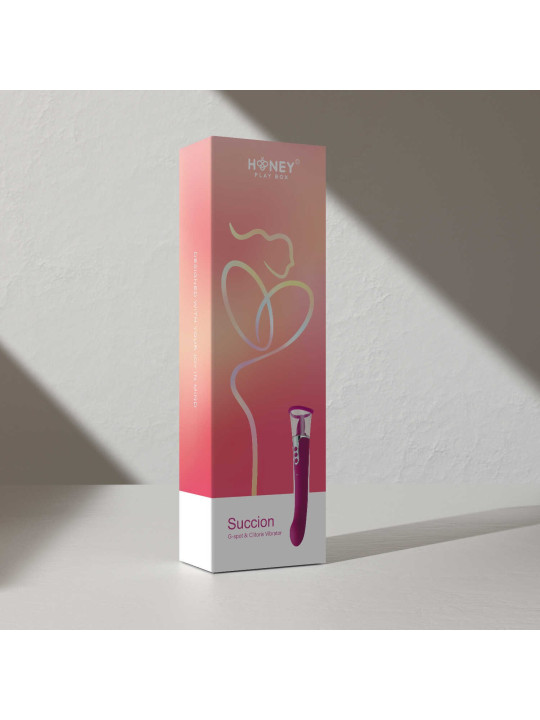 Succion - Vibromasseur 3 en 1 vibrant, léchant et Aspirant