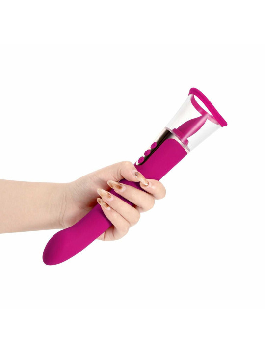 Succion - Vibromasseur 3 en 1 vibrant, léchant et Aspirant