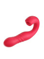 JOI THRUST 2 rouge - Vibromasseur point G - lèche-clitoris - va et vient contrôlé par application