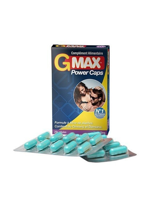 Gmax Power Caps Homme - 20 gélules