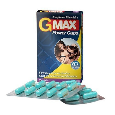 Gmax Power Caps Homme - 20 gélules
