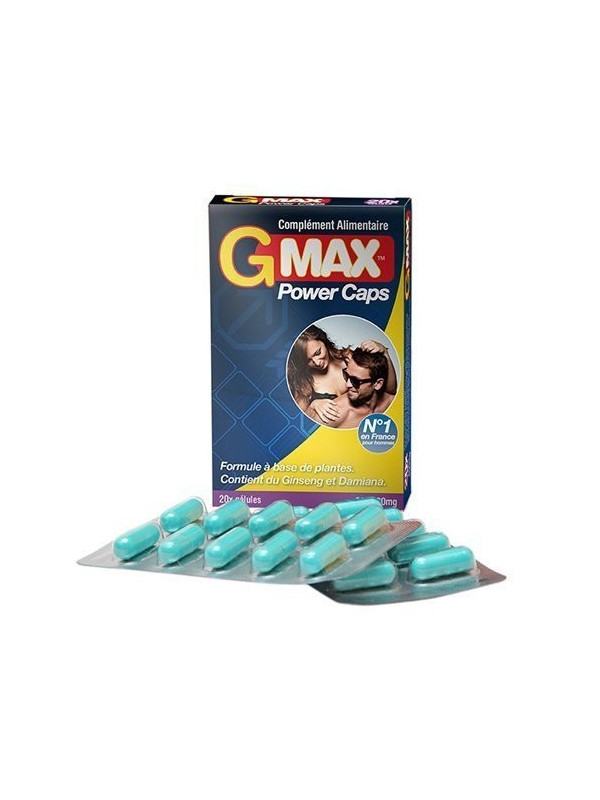Gmax Power Caps Homme - 20 gélules