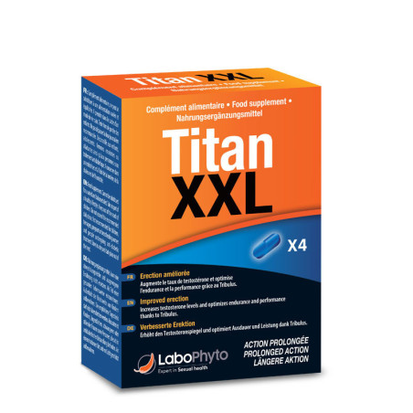 Titan XXL Homme - 4 comprimés