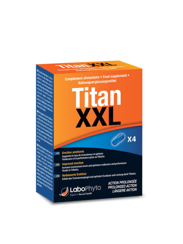 Titan XXL Homme - 4 comprimés