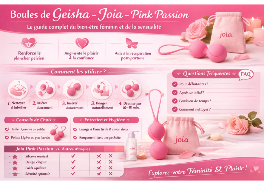 Boules de Geisha - Joia - Pink Passion